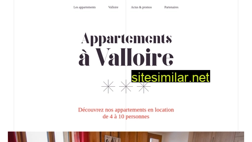 appartements-valloire.fr alternative sites