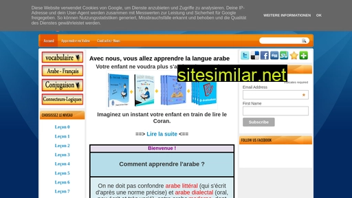apprendrel-arabe.fr alternative sites