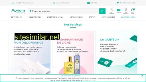 aprium-pharmacie.fr alternative sites