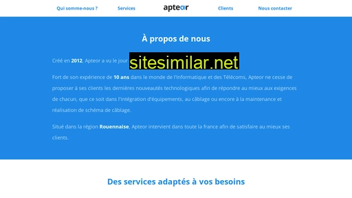 apteor.fr alternative sites