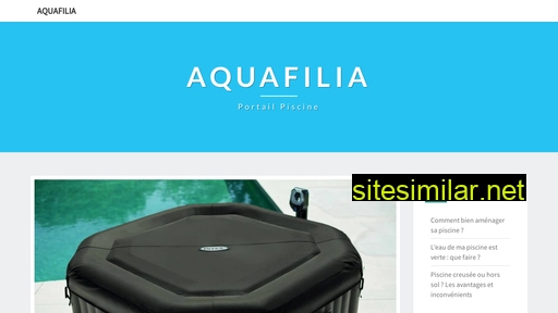 aquafilia.fr alternative sites