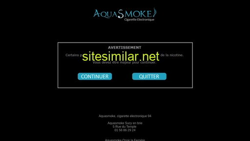 aquasmoke.fr alternative sites