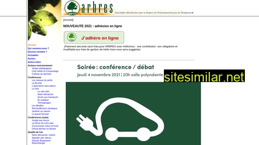 arbres.asso.fr alternative sites