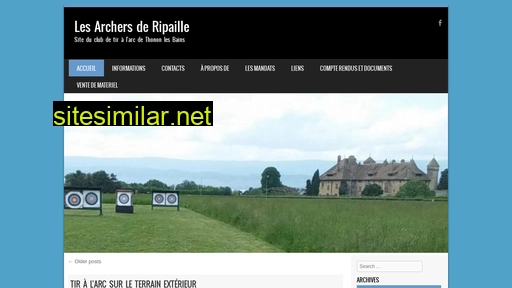 archersderipaille.fr alternative sites