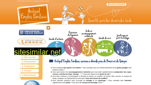 archipel-emplois-familiaux.fr alternative sites