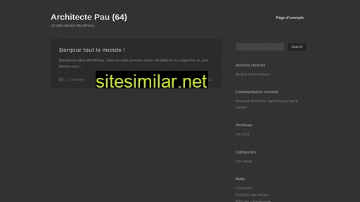 architecte-pau.fr alternative sites