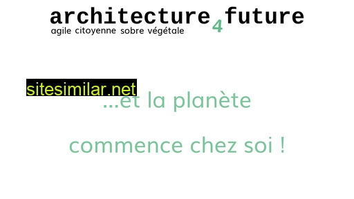 architecturefuture.fr alternative sites