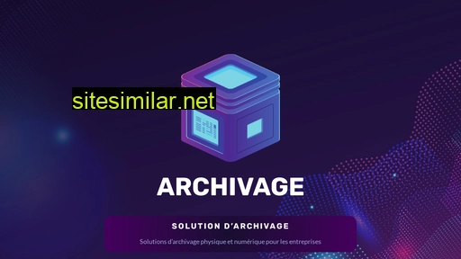 archivage.fr alternative sites