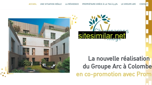 arc-champaronsvillage.fr alternative sites