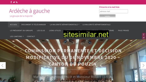 ardecheagauche.fr alternative sites