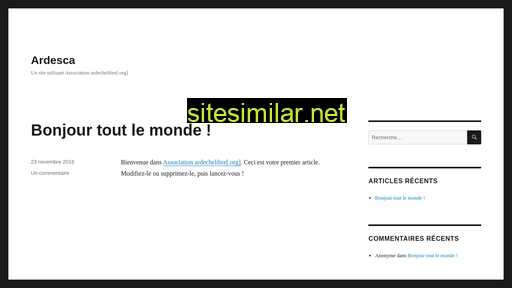 ardesca.fr alternative sites