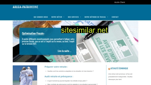 arecapatrimoine.fr alternative sites