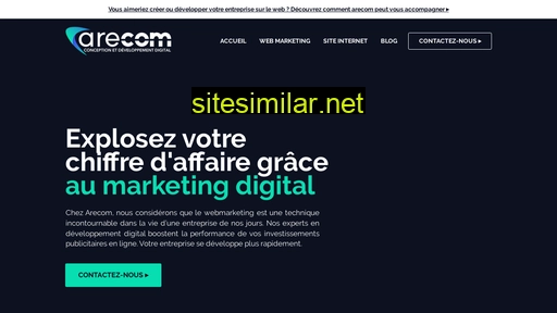 Arecom similar sites