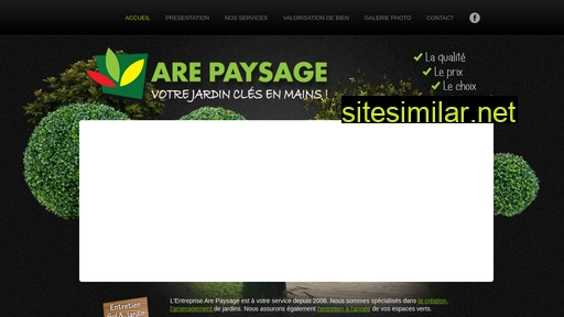 are-paysage.fr alternative sites
