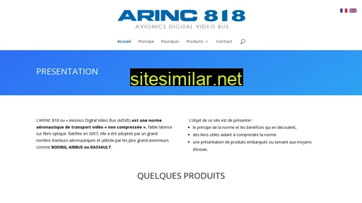 arinc818.fr alternative sites