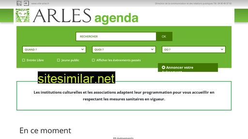 Arles-agenda similar sites