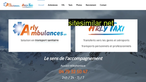 Arly-ambulances-taxis-sn similar sites