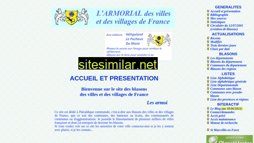 armorialdefrance.fr alternative sites
