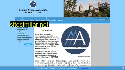 arnaud-avocats-uzes.fr alternative sites