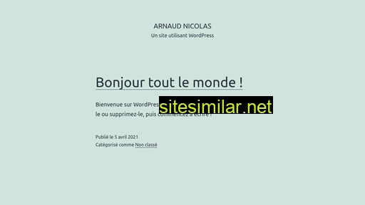 arnaudnicolas.fr alternative sites