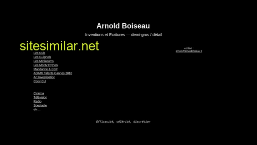 arnoldboiseau.fr alternative sites
