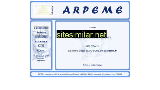 arpeme.fr alternative sites