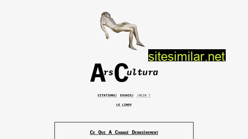 arscultura.fr alternative sites