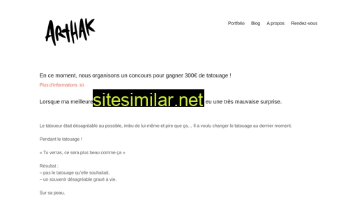 arthak.fr alternative sites