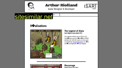 arthur-riolland.fr alternative sites