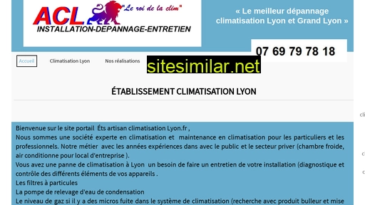 artisan-climatisation-lyon.fr alternative sites