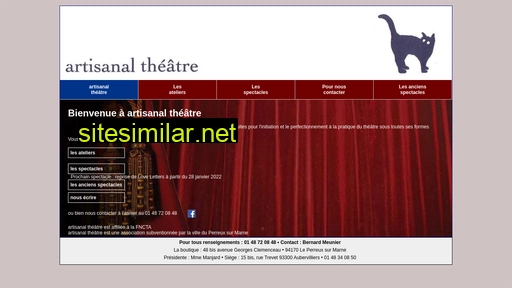 artisanal-theatre.fr alternative sites