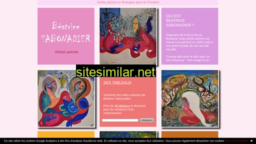 artiste-beatrice-sabonadier.fr alternative sites