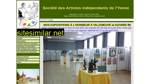 artistes-independants-yonne.fr alternative sites
