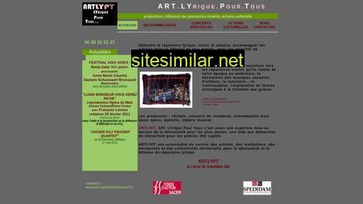 artlypt.fr alternative sites