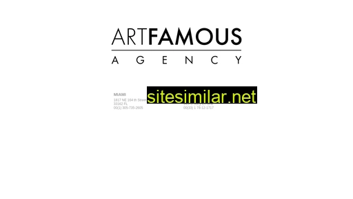 artfamousagency.fr alternative sites