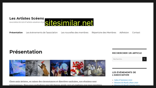 artistes-sceens.fr alternative sites