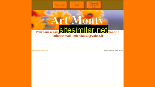 artmonty.fr alternative sites