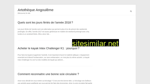artotheque-angouleme.fr alternative sites