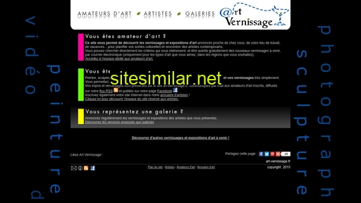 art-vernissage.fr alternative sites