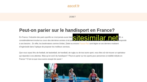ascof.fr alternative sites