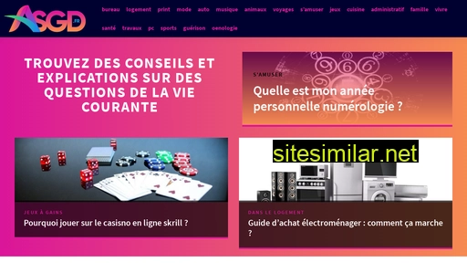 asgd.fr alternative sites