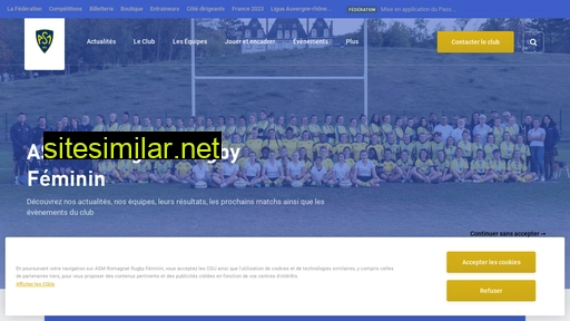 asm-romagnat-rugby-feminin.ffr.fr alternative sites