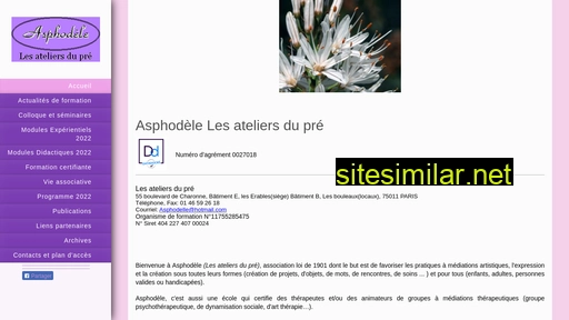 asphodelelesateliersdupre.fr alternative sites