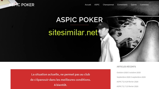 aspic-poker.fr alternative sites