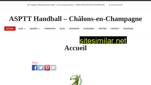 asptt-handball-chalons.fr alternative sites
