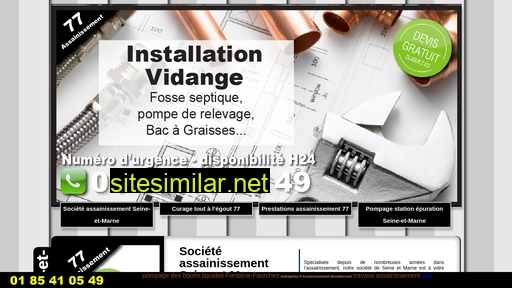 assainissement-77.fr alternative sites