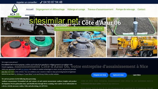 assainissement-cote-azur.fr alternative sites