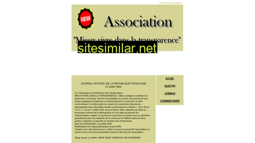 associationmieuxvivredanslatransparence.fr alternative sites