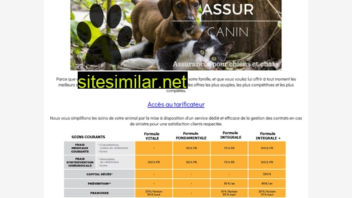 assurcanin.fr alternative sites