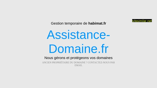 Assistance-domaine similar sites
